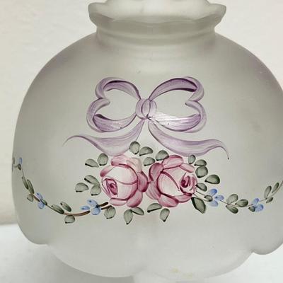 WESTMORELAND ~ Hand-Painted Fairy Lamp & Lidded Dish