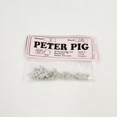PETER PIG LEAD MINATURES RANGE 8 PACK 289