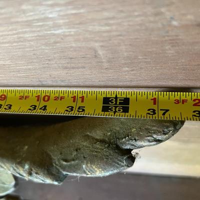Gorgeous Gold American Bald Eagle Carved Solid Wood Wall Decor