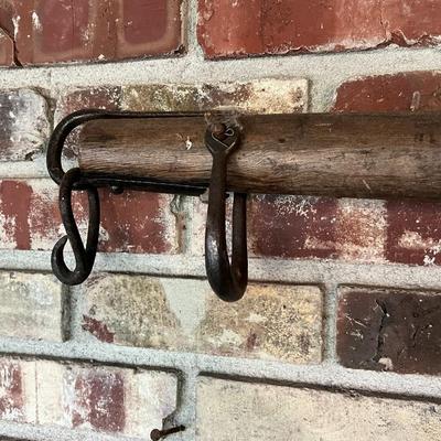 Antique Primitive Wood and Iron Oxen Cattle Horse Yoke