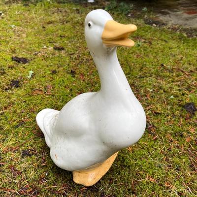 Adorable Ceramic Outdoor Glazed Duck