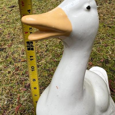 Adorable Ceramic Outdoor Glazed Duck