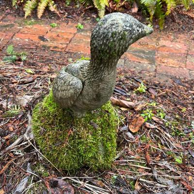 Cement Bird Statue for Yard and Garden