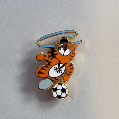 Soccer Tiger Pin