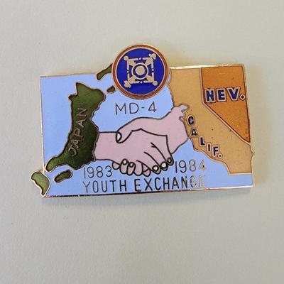 1984 Youth Exchange Pin