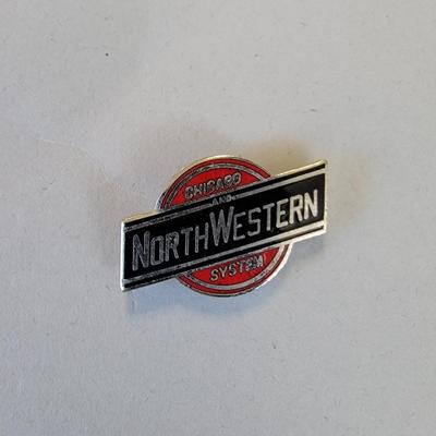North Western Chicago Pin