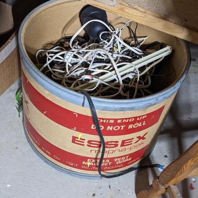 Cool Barrel of Extension cords, etc