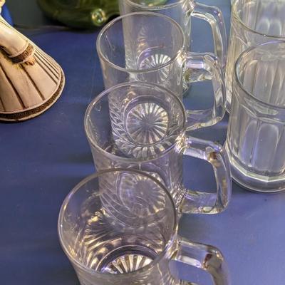 Lot of Vtg Beer Mugs and Glassware