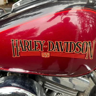 Classic 1988 Harley Davidson Heritage Softail Motorcycle - Only 20k Miles! Leather Saddle Bags!