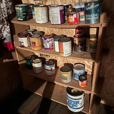 Huge Lot of Art Painting Supplies incl. Easles, Canvases, Paintbrushes, and Assorted Paint