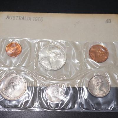 AUSTRALIA 1966 MINT COIN SET /QUEEN ELIZABETH/ ORIGINAL PACK