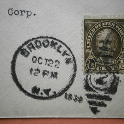 1933 Cover to Piper Aircraft Corp. with Multiple 1/2 Cent Stamps