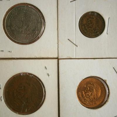 MEXICO (4) Old Coins