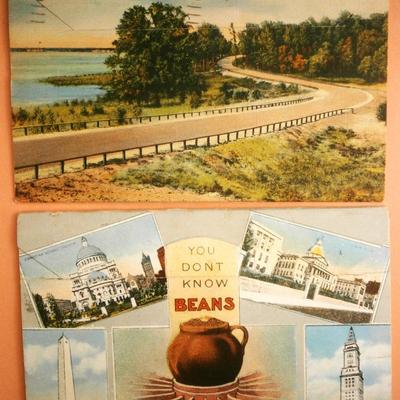 (2) U.S. Postcard Folders, "BARKSDALE FIELD",