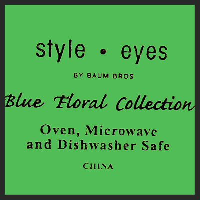 Baum Bros Style Eyes Serving Platter