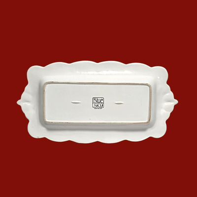 Blue Sky Ceramic Serving Tray