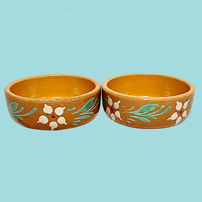 Vintage Scheurich Keramik Glazed Schlemmertopf