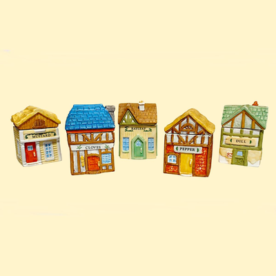 5 Vintage Plus Pro Div RSVP Int'l Inc Spice Houses