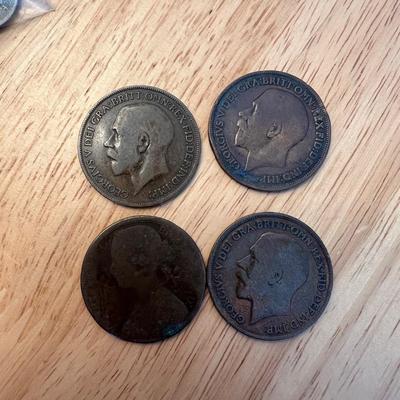 Lot of British Pennies 1873-1921