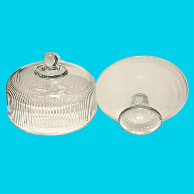 Anchor Hocking Monaco Cake Stand & Cover Set