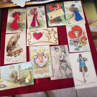 Antique post card lot