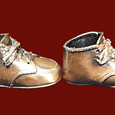 Bronzed Baby Shoes