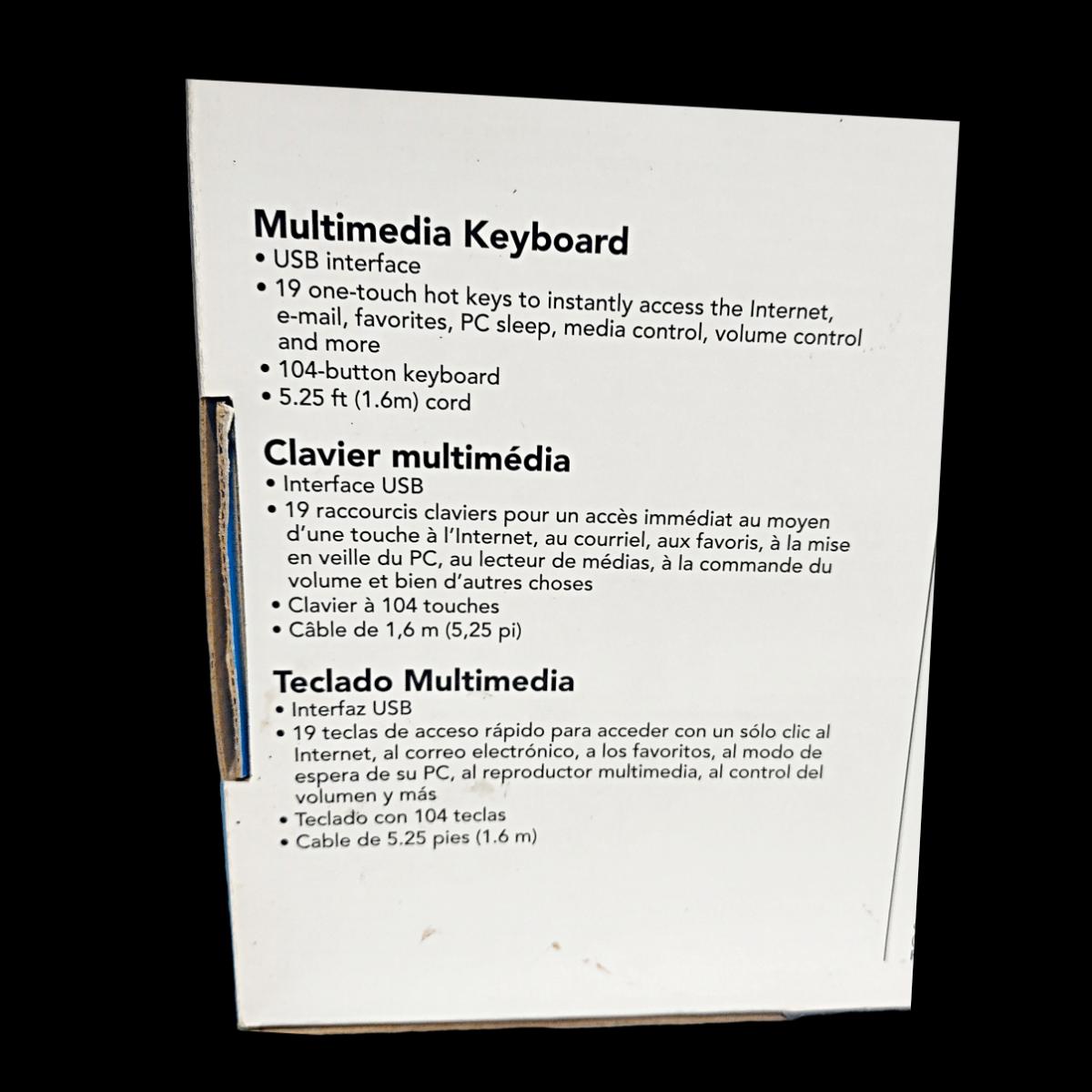 Dynex Multimedia Keyboard (Model DXWKBD)