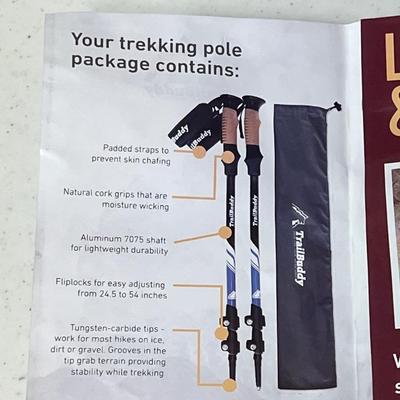 TRAILBUDDY ~ Ultra-Strong Aluminum Cork Trekking Poles
