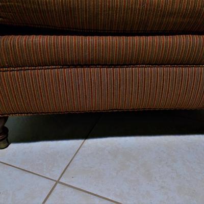Living Room Chair and Ottoman by Rowe