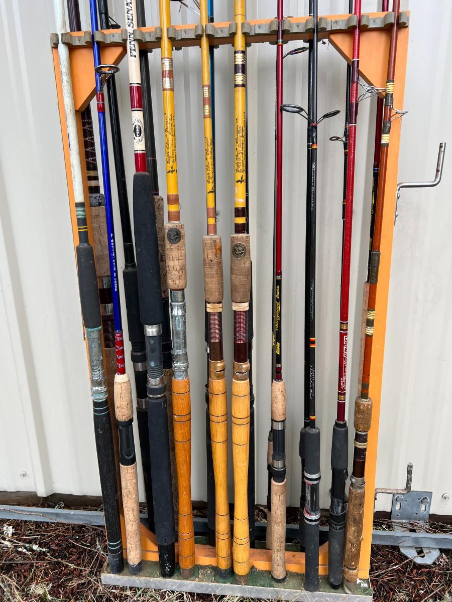 Lot - Large Lot of Vintage Fishing Rods