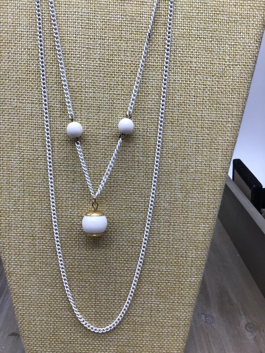 White Chain Necklace