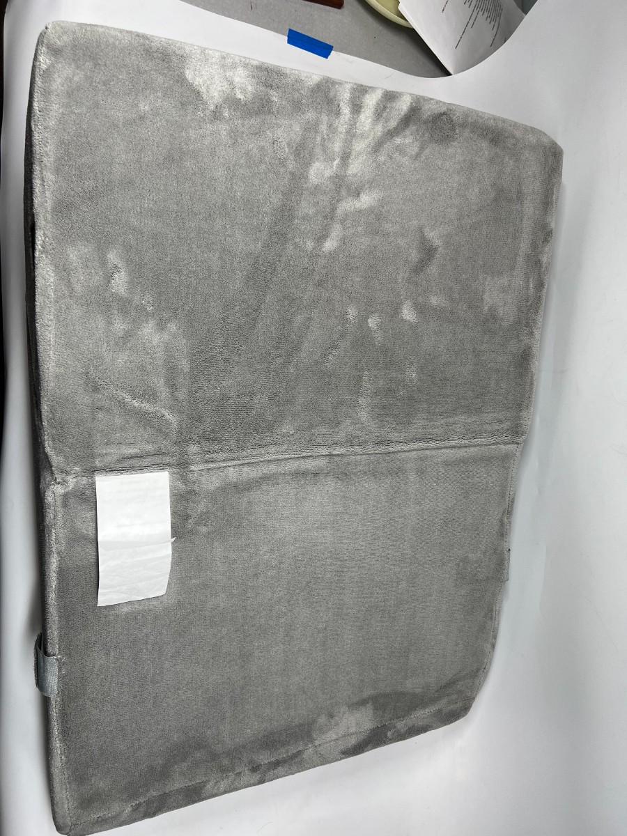 Brookstone Grey Bed Wedge Adjustable Support Pillow