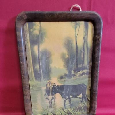 Antique Cow Photo