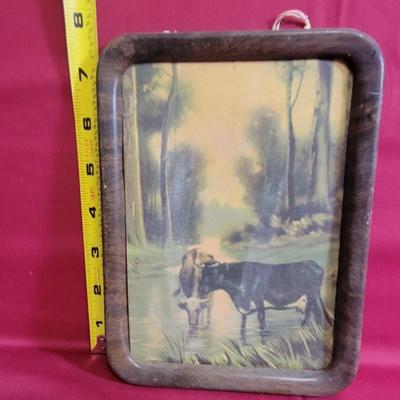 Antique Cow Photo