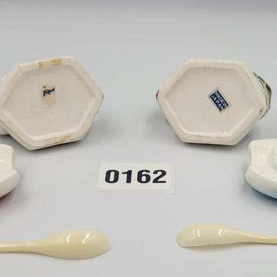 Vintage Honey Bee Pot Sugar DishSets
