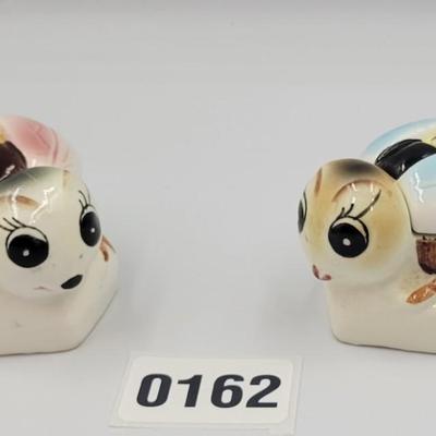 Vintage Honey Bee Pot Sugar DishSets