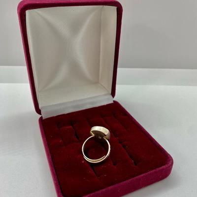 LOT 3C:  Sterling Rings & Ring Holder Box