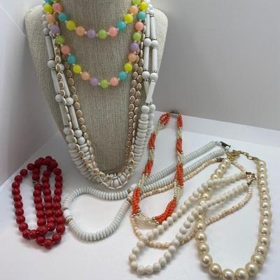 Lot 8: Beaded Necklace Lot