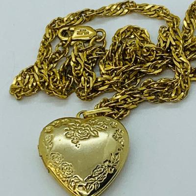LOT 47R:  Heart Necklaces & 1928 Necklaces & Heart Earrings