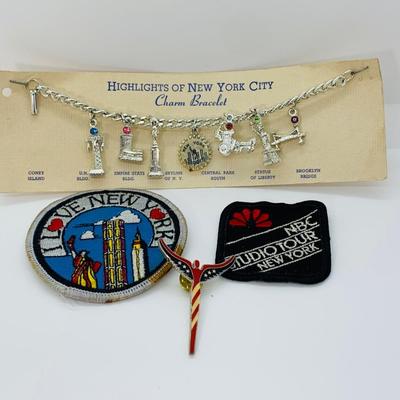 LOT 68R: New York Collection: Charm Bracelet, Patches