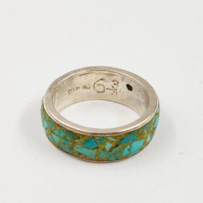 HANDCRAFTED STERLING & TURQUOISE RING