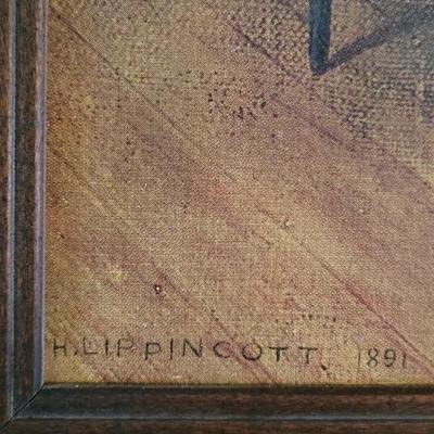 H. Lippencott 1891 Painting
