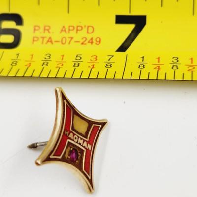 10K VINTAGE SERVICE PIN