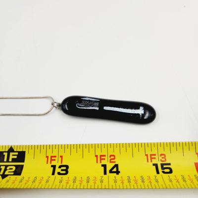 .925 SILVER CHAIN WITH HAND CRAFTER ARTIST GLASS PENDANT