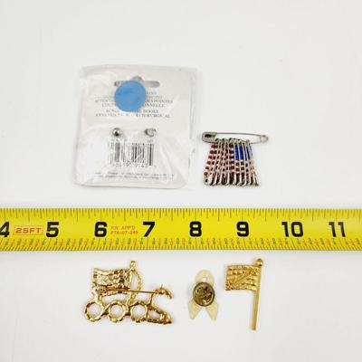 AMERICAN FLAG MULTI ITEM JEWELRY BUNDLE
