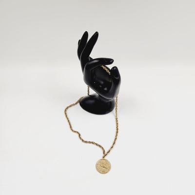 VINTAGE SARAH COVENTRY "LEO" GOLD TONED NECKLACE