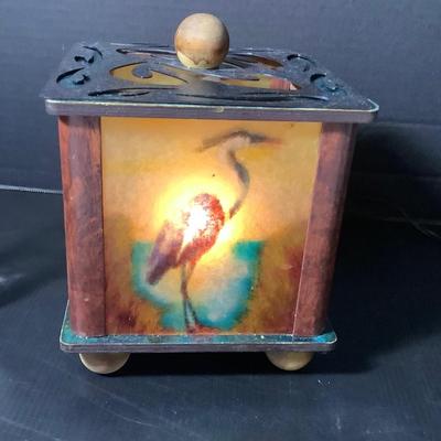 1026 Blue Heron Lamp