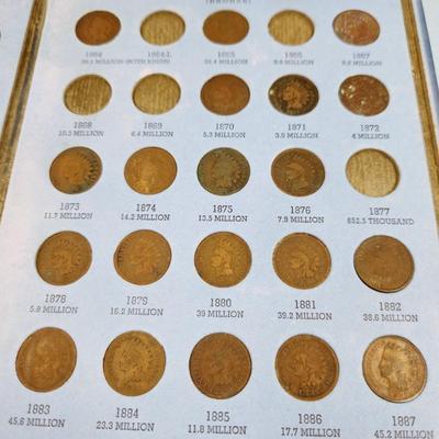 COLLECTION OF MULTI-YEARS INDIAN HEAD CENTS