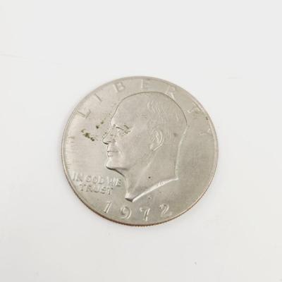 1972 DWIGHT D. EISENHOWER $1 COIN
