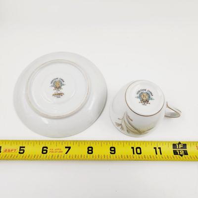 NORITAKE CHINA 5810 LAVERNE TEA CUP & SAUCERA